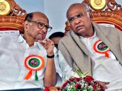 Ready for every challenge: Mallikarjun Kharge after meeting with Sharad Pawar | Ready for every challenge: Mallikarjun Kharge after meeting with Sharad Pawar Ready for every challenge: Mallikarjun Kharge after meeting with Sharad Pawar | Ready for every challenge: Mallikarjun Kharge after meeting with Sharad Pawar