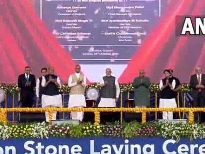 PM Modi lays foundation stone for C-295 aircraft manufacturing plant | PM Modi lays foundation stone for C-295 aircraft manufacturing plant