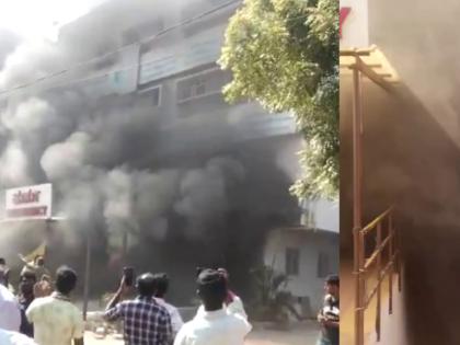 Bengaluru Hospital Fire: Major Blaze Engulfs Healthcare Facility in Rajanukunte, Local Residents Rescue Patients | Bengaluru Hospital Fire: Major Blaze Engulfs Healthcare Facility in Rajanukunte, Local Residents Rescue Patients