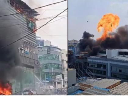 Fire breaks out in Bengaluru’s café pub, man jumped from the top floor to rescue his life | Fire breaks out in Bengaluru’s café pub, man jumped from the top floor to rescue his life Fire breaks out in Bengaluru’s café pub, man jumped from the top floor to rescue his life | Fire breaks out in Bengaluru’s café pub, man jumped from the top floor to rescue his life