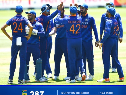 South Africa vs India, 3rd ODI: Quinton de Kock's century powers Proteas for 287 | South Africa vs India, 3rd ODI: Quinton de Kock's century powers Proteas for 287