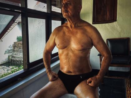 Anupam Kher suprises fans with his ripped look on 67th birthday | Anupam Kher suprises fans with his ripped look on 67th birthday Anupam Kher suprises fans with his ripped look on 67th birthday | Anupam Kher suprises fans with his ripped look on 67th birthday