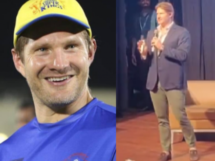 Former CSK Star Shane Watson Receives ‘RCB, RCB’ Chants at Bengaluru College, Apologizes – Know Why | Former CSK Star Shane Watson Receives ‘RCB, RCB’ Chants at Bengaluru College, Apologizes – Know Why