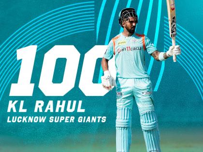 KL Rahul hits a 56-ball hundred, powers Lucknow to 200 after 20 overs | KL Rahul hits a 56-ball hundred, powers Lucknow to 200 after 20 overs