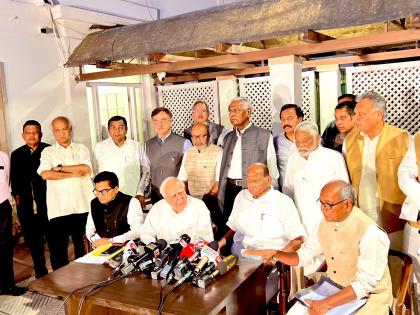 Opposition leaders convene meeting at Sharad Pawar's residence to discuss concerns over Rural EVM issue | Opposition leaders convene meeting at Sharad Pawar's residence to discuss concerns over Rural EVM issue