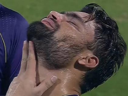 Rinku Singh cries inconsolably after his batting heroics go in vain against Lucknow | Rinku Singh cries inconsolably after his batting heroics go in vain against Lucknow