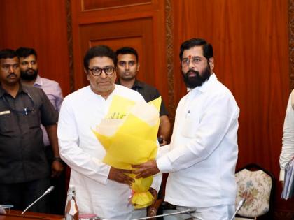 Raj Thackeray's meeting with CM Shinde sparks political discussion in state | Raj Thackeray's meeting with CM Shinde sparks political discussion in state Raj Thackeray's meeting with CM Shinde sparks political discussion in state | Raj Thackeray's meeting with CM Shinde sparks political discussion in state