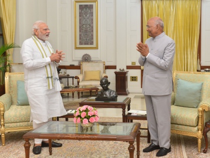 Prime Minister Modi calls on President Kovind | Prime Minister Modi calls on President Kovind