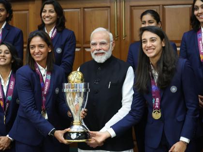 PM Modi Felicitates India Women’s Cricket Team After Historic ICC Women’s World Cup 2025 Win (SEE PICS) | PM Modi Felicitates India Women’s Cricket Team After Historic ICC Women’s World Cup 2025 Win (SEE PICS)