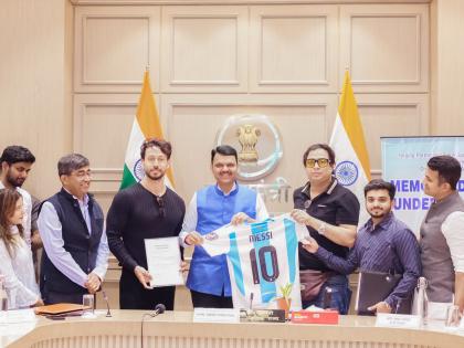 Devendra Fadnavis and Tiger Shroff Join Forces to Power Maharashtra’s ‘Maha-Deva’ Football Revolution | Devendra Fadnavis and Tiger Shroff Join Forces to Power Maharashtra’s ‘Maha-Deva’ Football Revolution