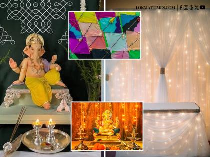Ganpati Home Decoration Ideas 2025: Easy and Eco-friendly Makhar Ideas For Ganeshotsav | Ganpati Home Decoration Ideas 2025: Easy and Eco-friendly Makhar Ideas For Ganeshotsav
