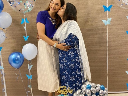 'Welcome to our family’:Gauahar Khan welcomed home by mother-in-law after engagement | 'Welcome to our family’:Gauahar Khan welcomed home by mother-in-law after engagement