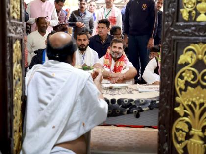 Bharat Jodo Nyay Yatra: Rahul Gandhi Immerses in Assam’s Rich Culture, Visits Sri Sri Auniati Satra | Bharat Jodo Nyay Yatra: Rahul Gandhi Immerses in Assam’s Rich Culture, Visits Sri Sri Auniati Satra