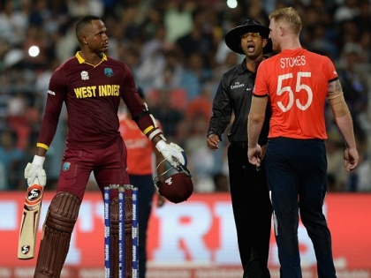 Marlon Samuels abuses Ben Stokes' wife, says, will turn cricketer's wife Jamaican in 14 seconds’ | Marlon Samuels abuses Ben Stokes' wife, says, will turn cricketer's wife Jamaican in 14 seconds’