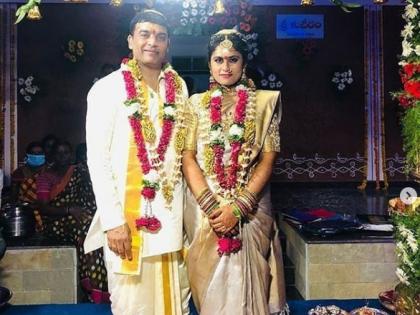 Producer Dil Raju gets married amidst coronavirus lockdown in a Nizamabad temple | Producer Dil Raju gets married amidst coronavirus lockdown in a Nizamabad temple