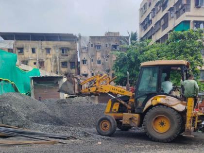Navi Mumbai Municipal Corporation Demolishes Illegal Construction in Ghansoli | Navi Mumbai Municipal Corporation Demolishes Illegal Construction in Ghansoli Navi Mumbai Municipal Corporation Demolishes Illegal Construction in Ghansoli | Navi Mumbai Municipal Corporation Demolishes Illegal Construction in Ghansoli