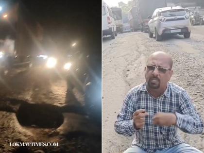 Ghodbunder Road: Mumbai-Gujarat Highway in Thane Once Again in Limelight for Potholes and Accidents | Ghodbunder Road: Mumbai-Gujarat Highway in Thane Once Again in Limelight for Potholes and Accidents