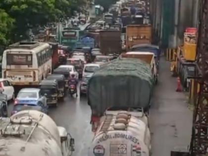 Ghodbunder Road Traffic Update: Thane Police Issues Advisory Due to Service Road Merge Work between Mullanbaug and Patlipada | Ghodbunder Road Traffic Update: Thane Police Issues Advisory Due to Service Road Merge Work between Mullanbaug and Patlipada