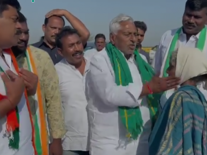 Nizamabad Congress Candidate Jeevan Reddy Responds to Viral Video Showing Him Slapping Woman During Poll Campaign | Nizamabad Congress Candidate Jeevan Reddy Responds to Viral Video Showing Him Slapping Woman During Poll Campaign