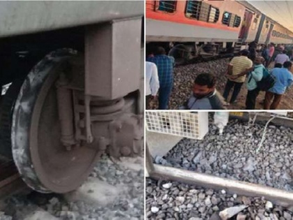 Six coaches of Godavari Express derails at Telangana's Bibinagar | Six coaches of Godavari Express derails at Telangana's Bibinagar