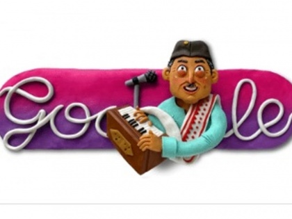 Google Doodle celebrates Assamese icon Bhupen Hazarika birthday | Google Doodle celebrates Assamese icon Bhupen Hazarika birthday