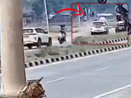 Gorakhpur Accident: 4 Friends Killed as Speeding Car Hits Bike on National Highway; Shocking CCTV Footage Emerges (VIDEO) | Gorakhpur Accident: 4 Friends Killed as Speeding Car Hits Bike on National Highway; Shocking CCTV Footage Emerges (VIDEO) Gorakhpur Accident: 4 Friends Killed as Speeding Car Hits Bike on National Highway; Shocking CCTV Footage Emerges (VIDEO) | Gorakhpur Accident: 4 Friends Killed as Speeding Car Hits Bike on National Highway; Shocking CCTV Footage Emerges (VIDEO)