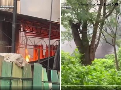 Mumbai: Fire Breaks Out at Anupama Serial Set in Goregaon Film City, 5 Fire Tenders at Spot | Mumbai: Fire Breaks Out at Anupama Serial Set in Goregaon Film City, 5 Fire Tenders at Spot Mumbai: Fire Breaks Out at Anupama Serial Set in Goregaon Film City, 5 Fire Tenders at Spot | Mumbai: Fire Breaks Out at Anupama Serial Set in Goregaon Film City, 5 Fire Tenders at Spot