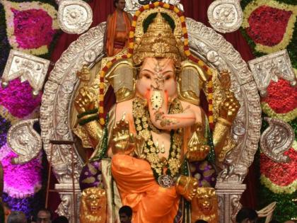 GSB Seva Mandal’s Ganesha idol adorned with 69kg gold, 336 kg silver in Mumbai | GSB Seva Mandal’s Ganesha idol adorned with 69kg gold, 336 kg silver in Mumbai