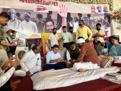 Bachchu Kadu Ends Hunger Strike After Receiving Written Assurance from Maharashtra Govt (Watch Video) | Bachchu Kadu Ends Hunger Strike After Receiving Written Assurance from Maharashtra Govt (Watch Video) Bachchu Kadu Ends Hunger Strike After Receiving Written Assurance from Maharashtra Govt (Watch Video) | Bachchu Kadu Ends Hunger Strike After Receiving Written Assurance from Maharashtra Govt (Watch Video)
