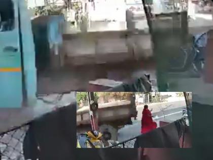 Gujarat Tragedy: Out-of-Control Sand-Laden Tempo Crashes Into Woman in Valsad; CCTV Captures Horrific Accident | Gujarat Tragedy: Out-of-Control Sand-Laden Tempo Crashes Into Woman in Valsad; CCTV Captures Horrific Accident Gujarat Tragedy: Out-of-Control Sand-Laden Tempo Crashes Into Woman in Valsad; CCTV Captures Horrific Accident | Gujarat Tragedy: Out-of-Control Sand-Laden Tempo Crashes Into Woman in Valsad; CCTV Captures Horrific Accident