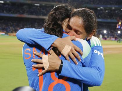 Harmanpreet Kaur, Smriti Mandhana Break Down After India Women Win First-Ever ICC Women’s World Cup Title (VIDEO) | Harmanpreet Kaur, Smriti Mandhana Break Down After India Women Win First-Ever ICC Women’s World Cup Title (VIDEO)