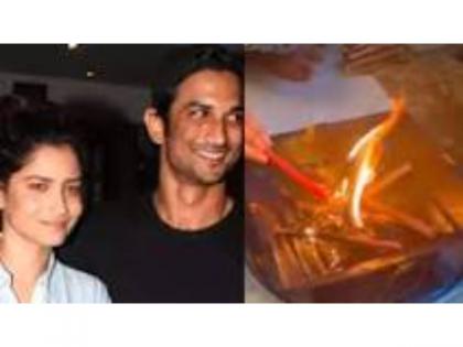 Sushant Singh Rajput's death anniversary: Ankita Lokhande keeps havan at her home for Sushant | Sushant Singh Rajput's death anniversary: Ankita Lokhande keeps havan at her home for Sushant