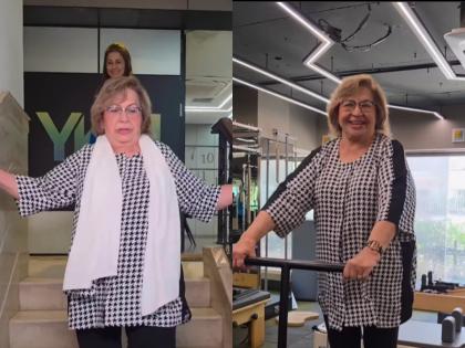 Watch: Helen Grooves to ‘Monica O My Darling’ While Doing Pilates and Trampoline at 85 | Watch: Helen Grooves to ‘Monica O My Darling’ While Doing Pilates and Trampoline at 85 Watch: Helen Grooves to ‘Monica O My Darling’ While Doing Pilates and Trampoline at 85 | Watch: Helen Grooves to ‘Monica O My Darling’ While Doing Pilates and Trampoline at 85