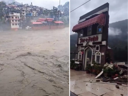 Himachal Pradesh Floods: Manali’s Sher-e-Punjab Restaurant Swept Away, 795 Roads Blocked by Landslides, Red Alert Issued Statewide (Watch Video) | Himachal Pradesh Floods: Manali’s Sher-e-Punjab Restaurant Swept Away, 795 Roads Blocked by Landslides, Red Alert Issued Statewide (Watch Video)