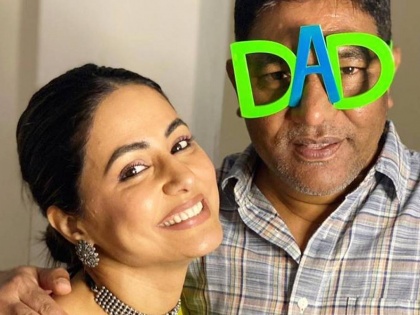 Fathers Day 2021: Hina Khan remembers her dad with emotional post | Fathers Day 2021: Hina Khan remembers her dad with emotional post