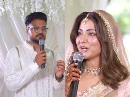 "Being Loved Is Beautiful, But…" Hina Khan Drops Emotional Moments From Wedding with Rocky Jaiswal, Fans React (Watch Video) | "Being Loved Is Beautiful, But…" Hina Khan Drops Emotional Moments From Wedding with Rocky Jaiswal, Fans React (Watch Video)