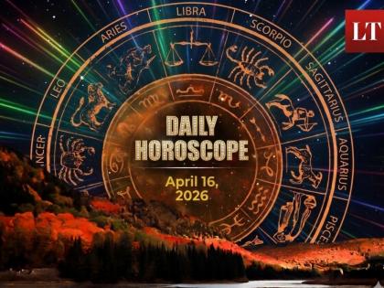 Today's Horoscope, April 16, 2026: Check Your Zodiac Sign's Predictions and Birthday Forecast | Today's Horoscope, April 16, 2026: Check Your Zodiac Sign's Predictions and Birthday Forecast Today's Horoscope, April 16, 2026: Check Your Zodiac Sign's Predictions and Birthday Forecast | Today's Horoscope, April 16, 2026: Check Your Zodiac Sign's Predictions and Birthday Forecast