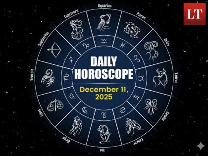 Today's Horoscope, December 11, 2025: Check Your Zodiac Sign's Predictions, Lucky Numbers and Colours | Today's Horoscope, December 11, 2025: Check Your Zodiac Sign's Predictions, Lucky Numbers and Colours Today's Horoscope, December 11, 2025: Check Your Zodiac Sign's Predictions, Lucky Numbers and Colours | Today's Horoscope, December 11, 2025: Check Your Zodiac Sign's Predictions, Lucky Numbers and Colours