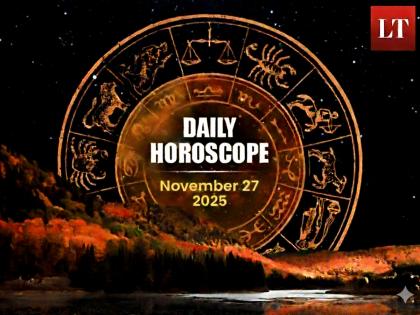 Today's Horoscope, November 27, 2025: Check Your Zodiac Signs Predictions, Lucky Numbers and Colours Today's Horoscope, November 27, 2025: Check Your Zodiac Signs Predictions, Lucky Numbers and Colours