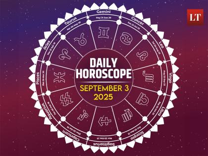 Today's Horoscope, September 3, 2025: Check Your Zodiac Signs Predictions, Lucky Numbers and Colours | Today's Horoscope, September 3, 2025: Check Your Zodiac Signs Predictions, Lucky Numbers and Colours Today's Horoscope, September 3, 2025: Check Your Zodiac Signs Predictions, Lucky Numbers and Colours | Today's Horoscope, September 3, 2025: Check Your Zodiac Signs Predictions, Lucky Numbers and Colours