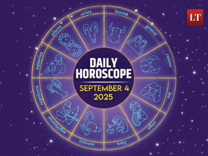 Today's Horoscope, September 4, 2025: Check Your Zodiac Signs Predictions, Lucky Numbers and Colours | Today's Horoscope, September 4, 2025: Check Your Zodiac Signs Predictions, Lucky Numbers and Colours Today's Horoscope, September 4, 2025: Check Your Zodiac Signs Predictions, Lucky Numbers and Colours | Today's Horoscope, September 4, 2025: Check Your Zodiac Signs Predictions, Lucky Numbers and Colours
