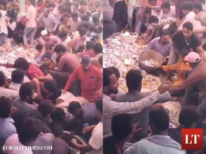 Hyderabadi Biryani in Bihar: Crowd Loots Food Packets at AIMIM Candidate’s Nomination; Video Goes Viral | Hyderabadi Biryani in Bihar: Crowd Loots Food Packets at AIMIM Candidate’s Nomination; Video Goes Viral Hyderabadi Biryani in Bihar: Crowd Loots Food Packets at AIMIM Candidate’s Nomination; Video Goes Viral | Hyderabadi Biryani in Bihar: Crowd Loots Food Packets at AIMIM Candidate’s Nomination; Video Goes Viral
