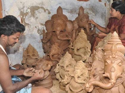 Ganesh idols become expensive in Mumbai as high prices hits festive celebrations | Ganesh idols become expensive in Mumbai as high prices hits festive celebrations