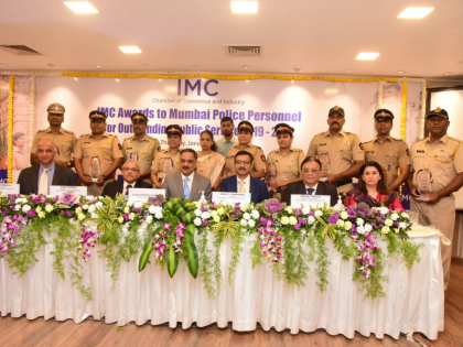 IMC felicitates Mumbai Police Personnel for Outstanding Public Service | IMC felicitates Mumbai Police Personnel for Outstanding Public Service