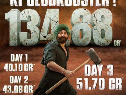 Sunny Deol takes box-office by storm, Gadar 2 crosses 100 crore in 3 days | Sunny Deol takes box-office by storm, Gadar 2 crosses 100 crore in 3 days