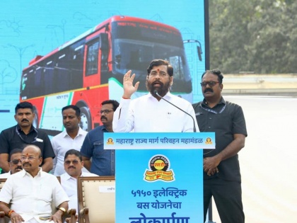MSRTC Unveils 5150 New Electric Buses; Chief Minister Shinde Directs Upgrading of Bus Depots | MSRTC Unveils 5150 New Electric Buses; Chief Minister Shinde Directs Upgrading of Bus Depots