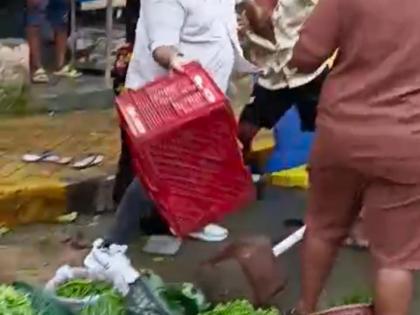 Mumbai: Vegetable Vendor Brutally Attacked by MCOCA Accused in Borivali, One Arrested (Watch Video) | Mumbai: Vegetable Vendor Brutally Attacked by MCOCA Accused in Borivali, One Arrested (Watch Video)