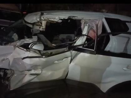 Mumbai Accident: 36-Year-Old Dies After Car Collides With Dumper on Atal Setu (Watch Video) | Mumbai Accident: 36-Year-Old Dies After Car Collides With Dumper on Atal Setu (Watch Video)