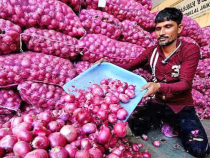 Maha farmers protest against Centre's 40 percent duty on onion export | Maha farmers protest against Centre's 40 percent duty on onion export