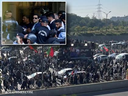 Imran Khan Dead? PTI Supporters and Former Pak PM's Sisters Reach Adiala Jail, Clash With Police